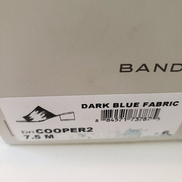 Bandolino Dark Blue Fabric size 7.5 - Picture 10 of 11